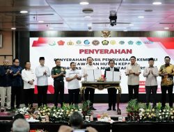 Disaksikan Langsung Gubri Abdul Wahid, Satgas PKH Serahkan Penguasaan Lahan TNTN Ke Negara