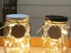 Jar Kaca 450ml 350ml with LED free Box Bubble