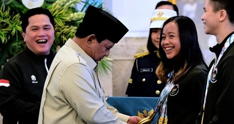 Prabowo Hadiahkan Bonus Atlet SEA Games ke-33 di Thailand Sebesar Rp465 Miliar
