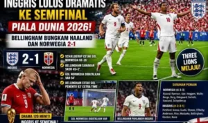 Inggris Taklukkan Norwegia 2-1, Melaju Ke Semifinal